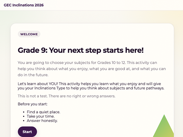 Web Inclinations intro screenshot